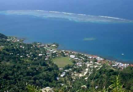 Levuka seen from the mountain